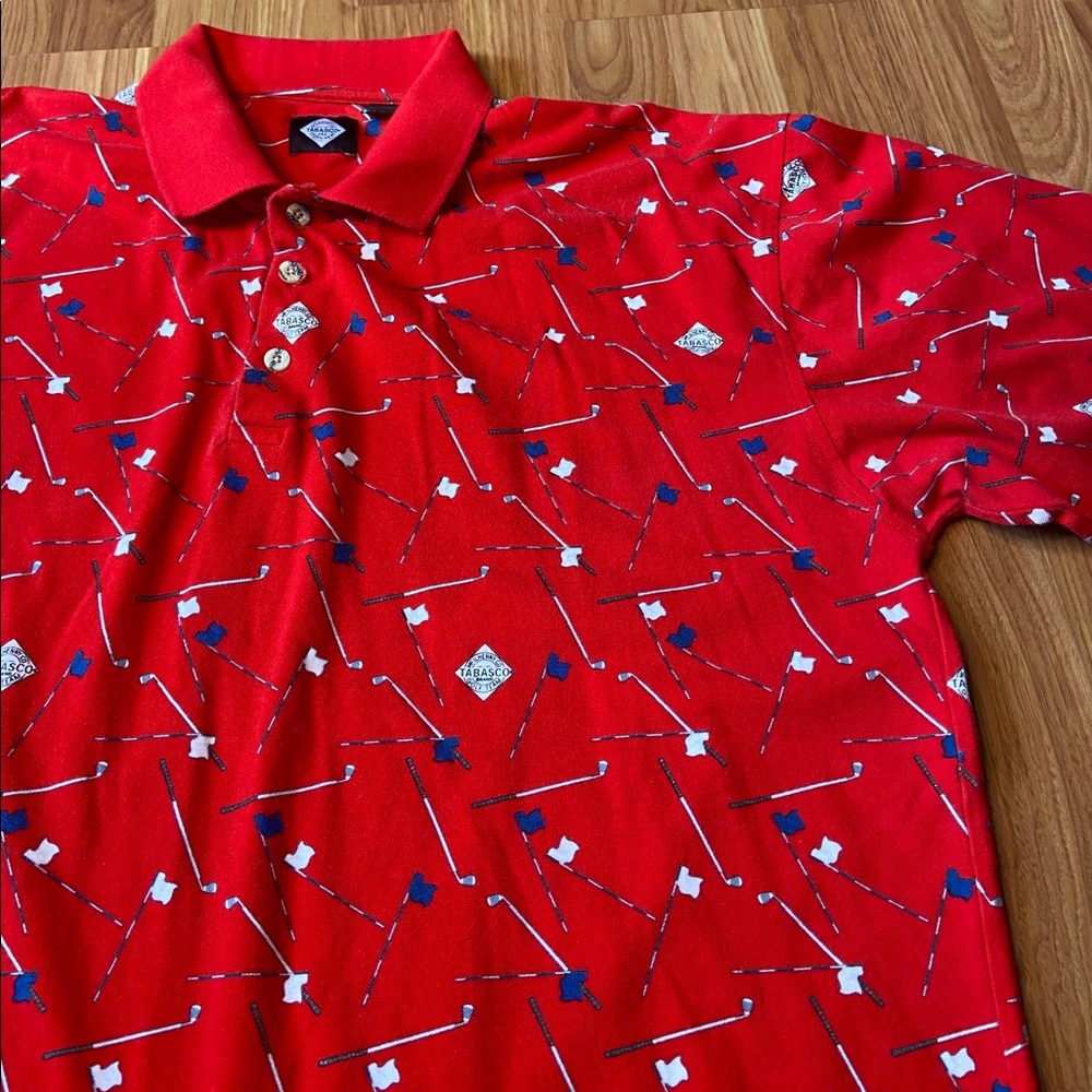 Tabasco Polo Golf Shirt XXL Pullover Hot Sauce